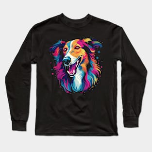 Borzoi Happiness Long Sleeve T-Shirt